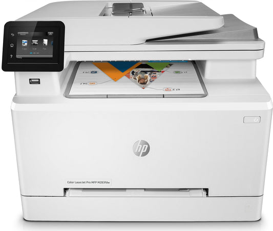 HP Color LaserJet Pro M283fdw Multifunktionsgerät, ADF, Kopierer, Laserfax, Scanner, Farblaserdrucker